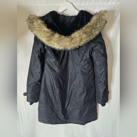 AritziaTna Avoriaz Black Parka Goose Down Water Resistant Jacket Size Small - Picture 3 of 16